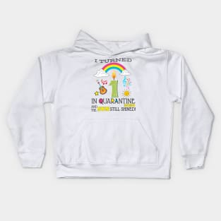 Quarantine 1st Birthday 2020 Kids Hoodie